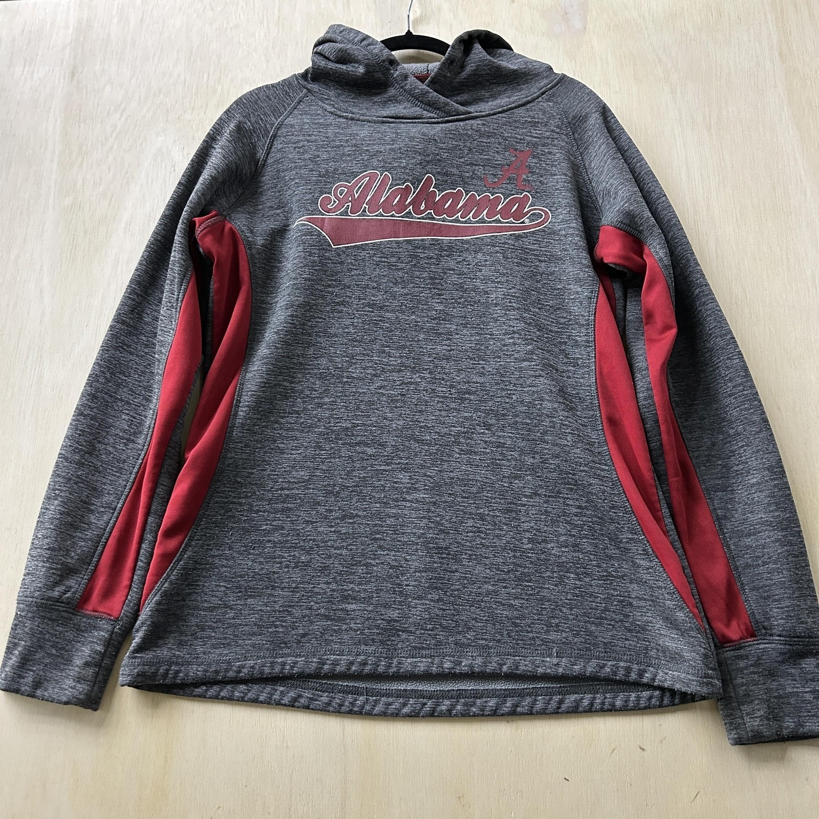 Alabama Crimson Tide Hoodie Sweatshirt Womens Xl Gray Ncaa Football Colosseum